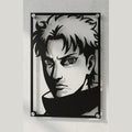 Cuadro decorativo en acero de Shisui Uchiha de Naruto cortado a láser - Noxhound