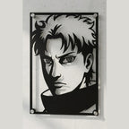 Cuadro decorativo en acero de Shisui Uchiha de Naruto cortado a láser - Noxhound