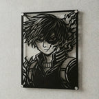 Cuadro decorativo en acero de Shoto Todoroki de My Hero Academia cortado a láser - Noxhound