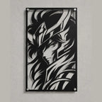 Cuadro Decorativo Anime Caballeros del Zodiaco Shun de Andrómeda en Acero