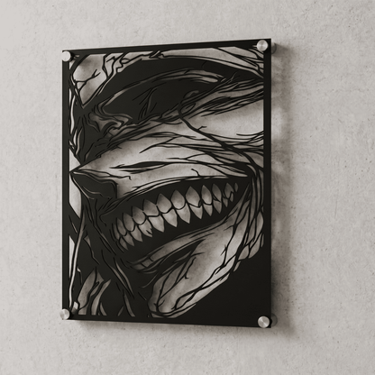 Cuadro Decorativo Anime Solo Leveling Statue of God en Acero