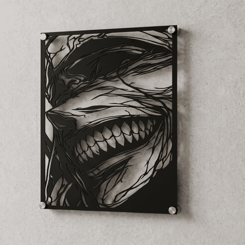 Cuadro Decorativo Anime Solo Leveling Statue of God en Acero