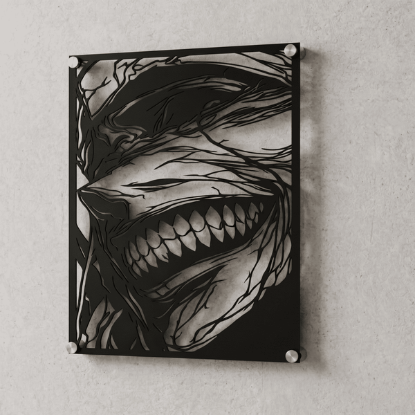Cuadro Decorativo Anime Solo Leveling Statue of God en Acero