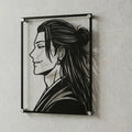 Cuadro decorativo en acero de Suguru Geto de Jujutsu Kaisen cortado a láser - Noxhound