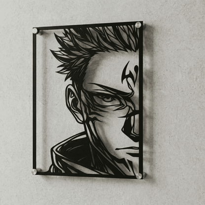 Cuadro Decorativo Anime Jujutsu Kaisen Sukuna en Acero