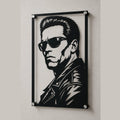 Cuadro Decorativo Cine Terminator T-800 en Acero