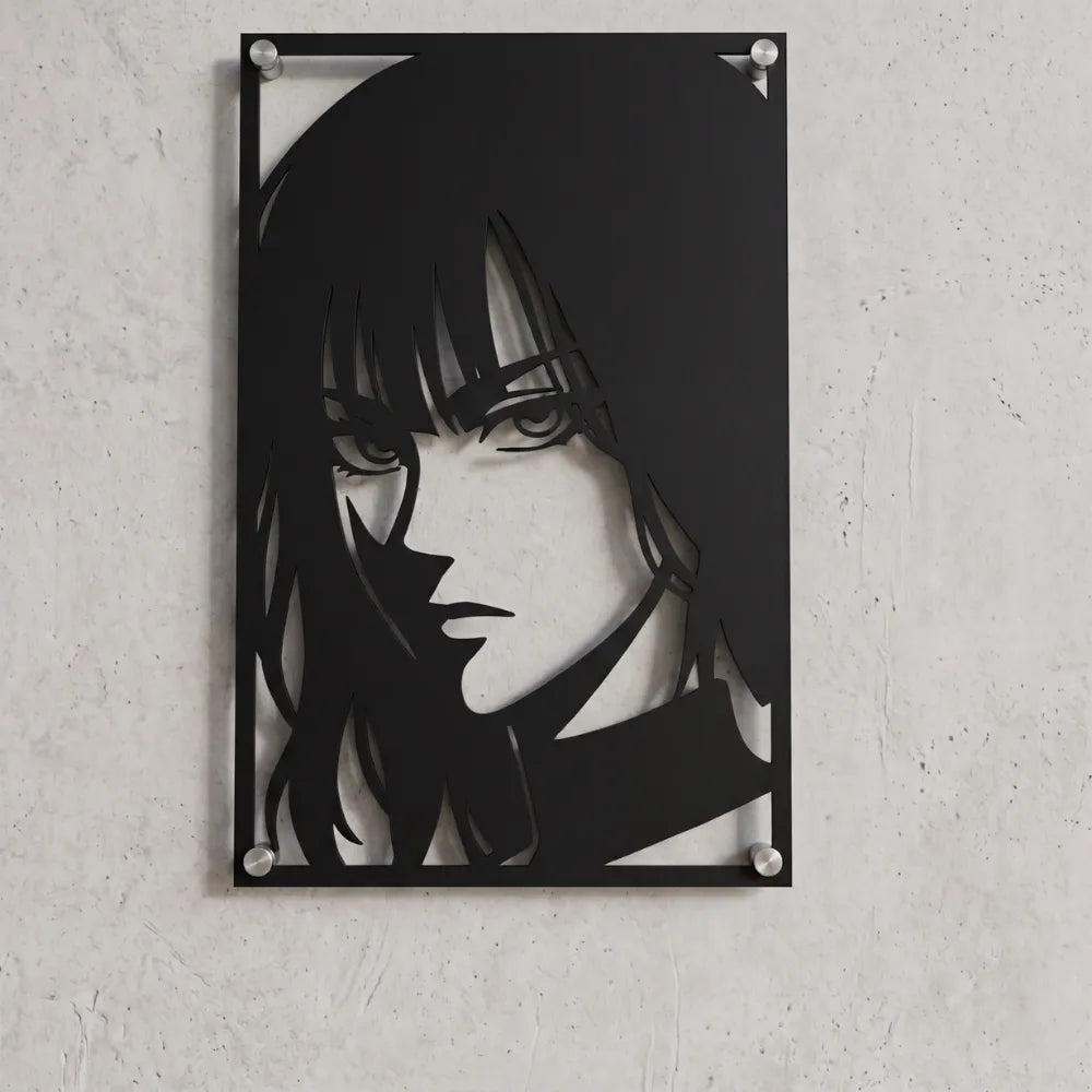 Cuadro Decorativo Anime One Punch Man Tatsumaki en Acero