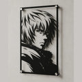 Cuadro decorativo en acero de Thorfinn de Vinland Saga cortado a láser - Noxhound