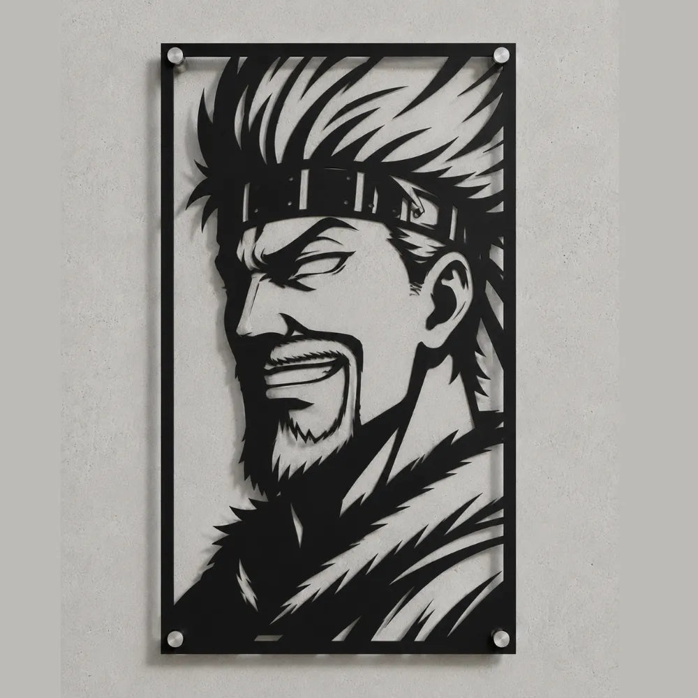 Cuadro Decorativo Anime Vinland Saga Thorkell en Acero