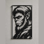 Cuadro Decorativo Anime Shingeki no Kyojin Titán Bestia en Acero