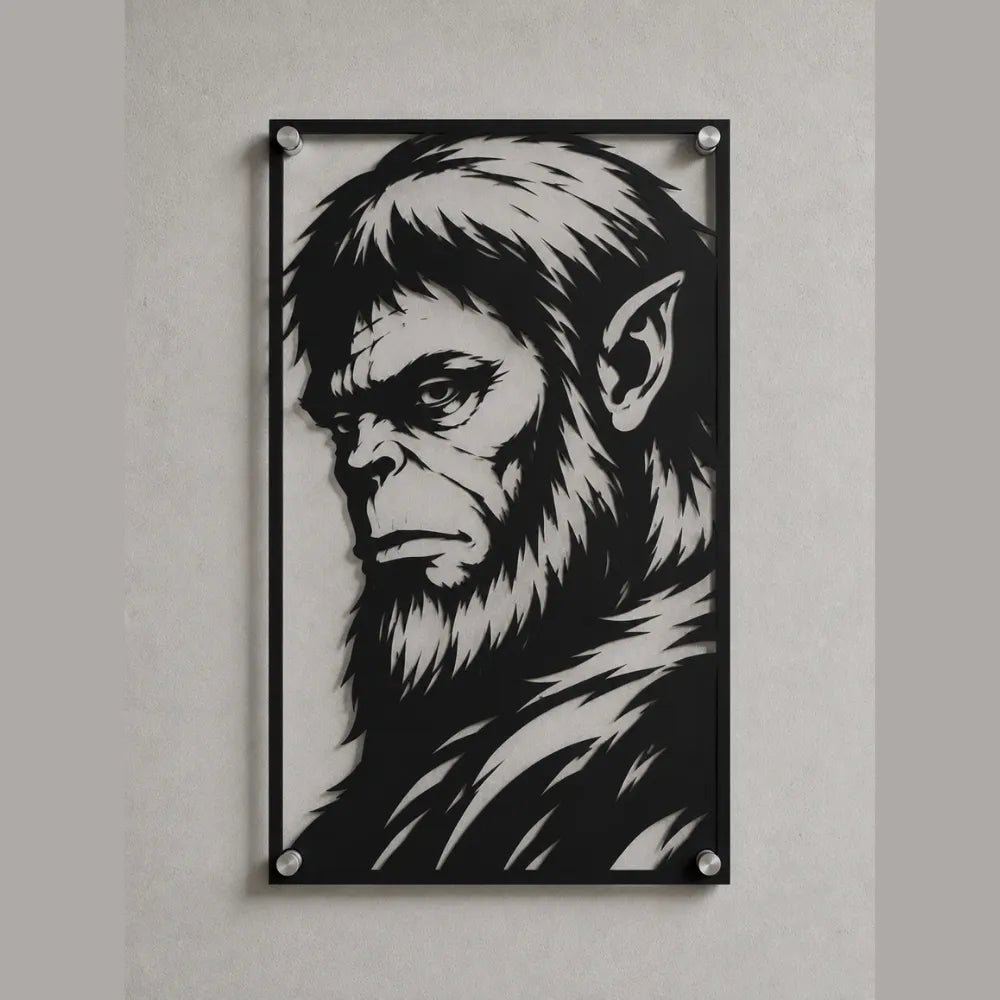 Cuadro Decorativo Anime Shingeki no Kyojin Titán Bestia en Acero