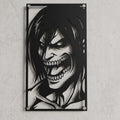 Cuadro Decorativo Anime Shingeki no Kyojin Titán de Ataque en Acero