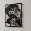 Cuadro decorativo en acero de Tobi de Naruto cortado a láser - Noxhound