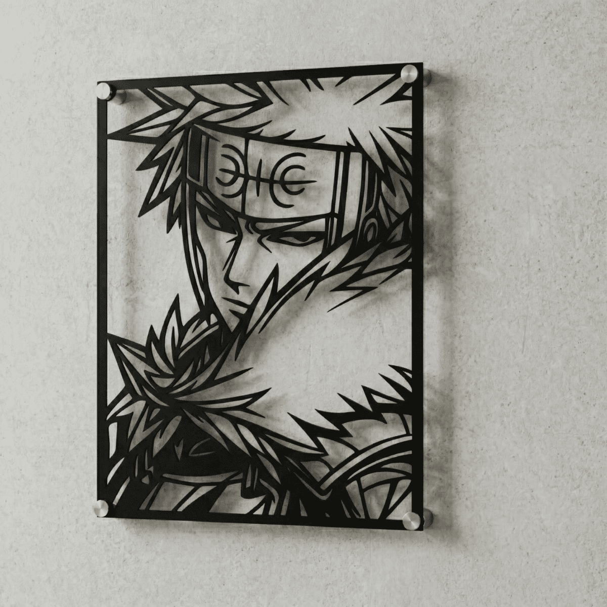 Cuadro Decorativo Anime Naruto Tobirama Senju en Acero