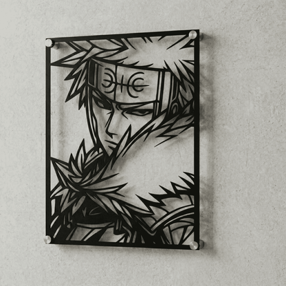 Cuadro Decorativo Anime Naruto Tobirama Senju en Acero