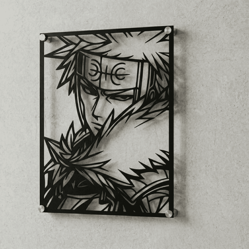 Cuadro Decorativo Anime Naruto Tobirama Senju en Acero