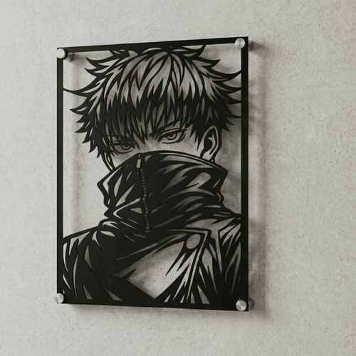 Cuadro Decorativo Anime Jujutsu Kaisen Toge Inumaki en Acero
