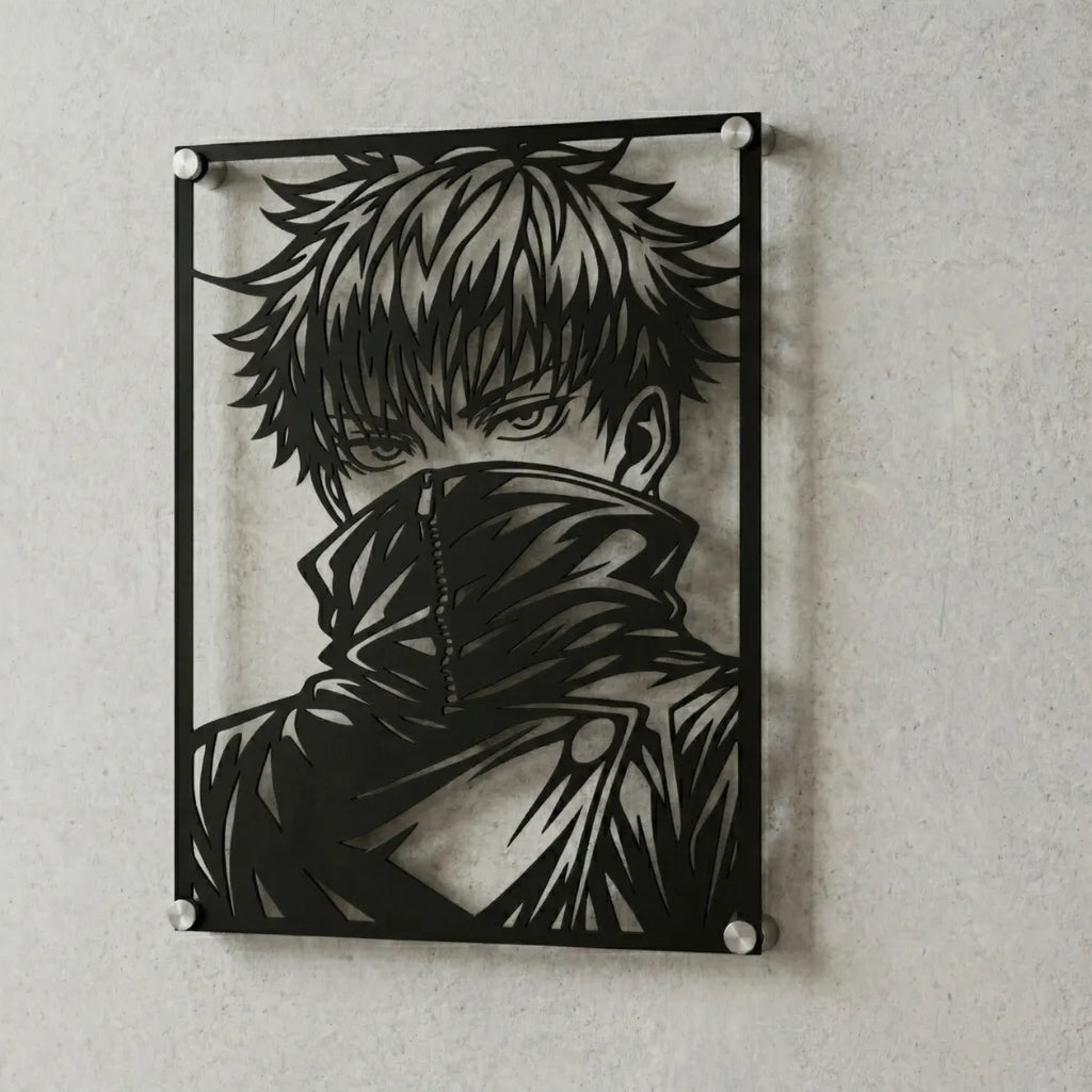 Cuadro decorativo en acero de Toge Inumaki de Jujutsu Kaisen cortado a láser - Noxhound