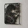 Cuadro decorativo en acero de Tokito Muichiro de Kimetsu no Yaiba cortado a láser - Noxhound