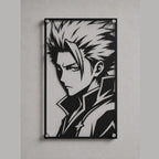Cuadro Decorativo Anime Bleach Toshiro Hitsugaya en Acero