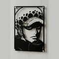 Cuadro decorativo en acero de Trafalgar Law de One Piece cortado a láser - Noxhound
