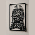 Cuadro Decorativo Serie Game of Thrones Trono de Hierro en Acero