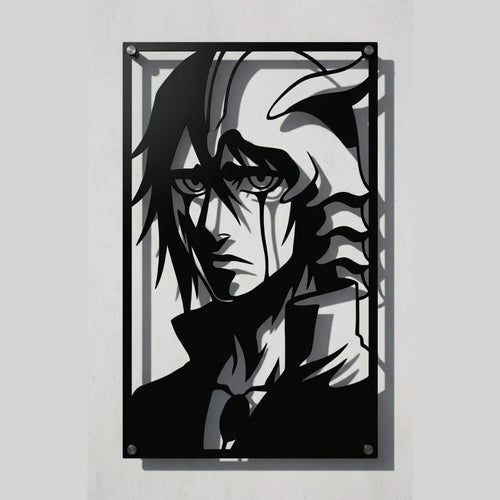 Cuadro decorativo en acero de Ulquiorra Cifer de Bleach cortado a láser - Noxhound