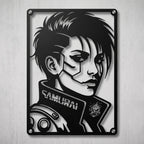 Cuadro Decorativo Videojuego Cyberpunk 2077 V en Acero