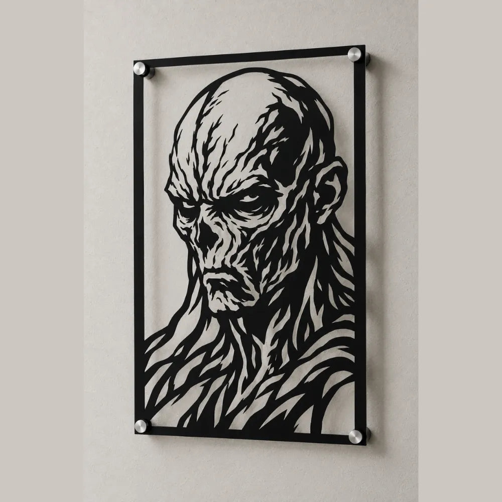 Cuadro Decorativo Serie Stranger Things Vecna en Acero