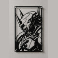 Cuadro decorativo en acero de WarGreymon de Digimon cortado a láser - Noxhound