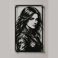 Cuadro Decorativo Videojuego The Witcher Yennefer en Acero