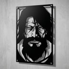 Cuadro decorativo en acero de Yhwach de Bleach cortado a láser - Noxhound