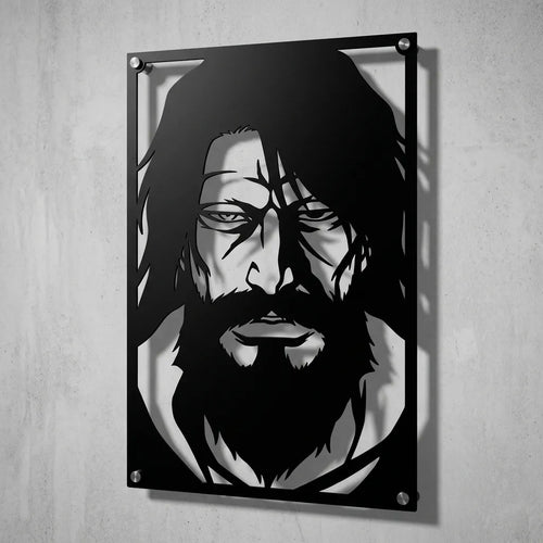 Cuadro decorativo en acero de Yhwach de Bleach cortado a láser - Noxhound