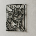 Cuadro decorativo de Zac de League of Legends en acero cortado a láser