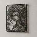 Cuadro decorativo de Zyra de League of Legends en acero cortado a láser