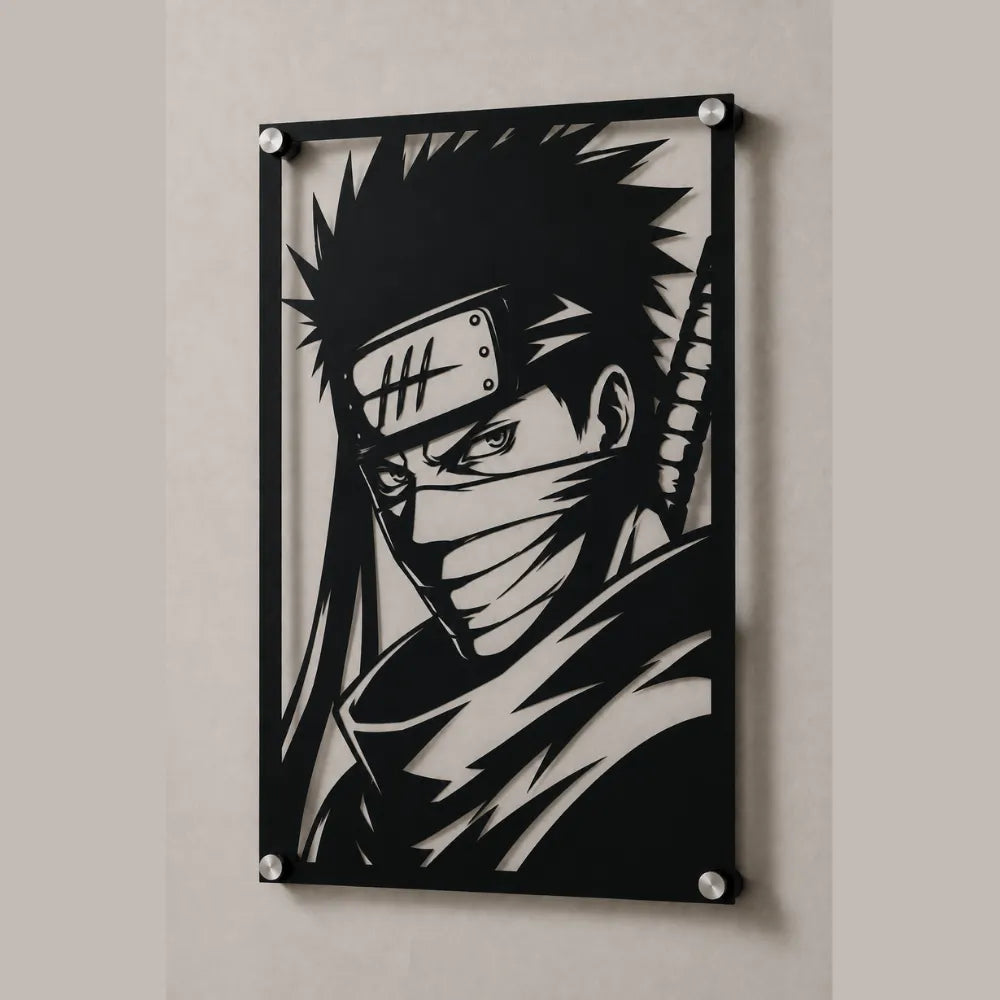 Cuadro Decorativo Anime Naruto Zabuza Momochi en Acero