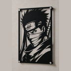 Cuadro Decorativo Anime Naruto Zabuza Momochi en Acero