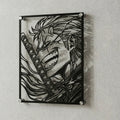 Cuadro decorativo en acero de Zoro de One Piece cortado a láser - Noxhound
